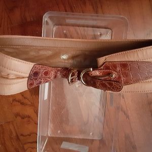 Gucci wide horsebit belt